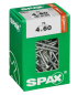 Preview: Spax Universalschraube WIROX, 4x60 mm, 75 Stück, Teilgewinde, Senkkopf, 4191010400607